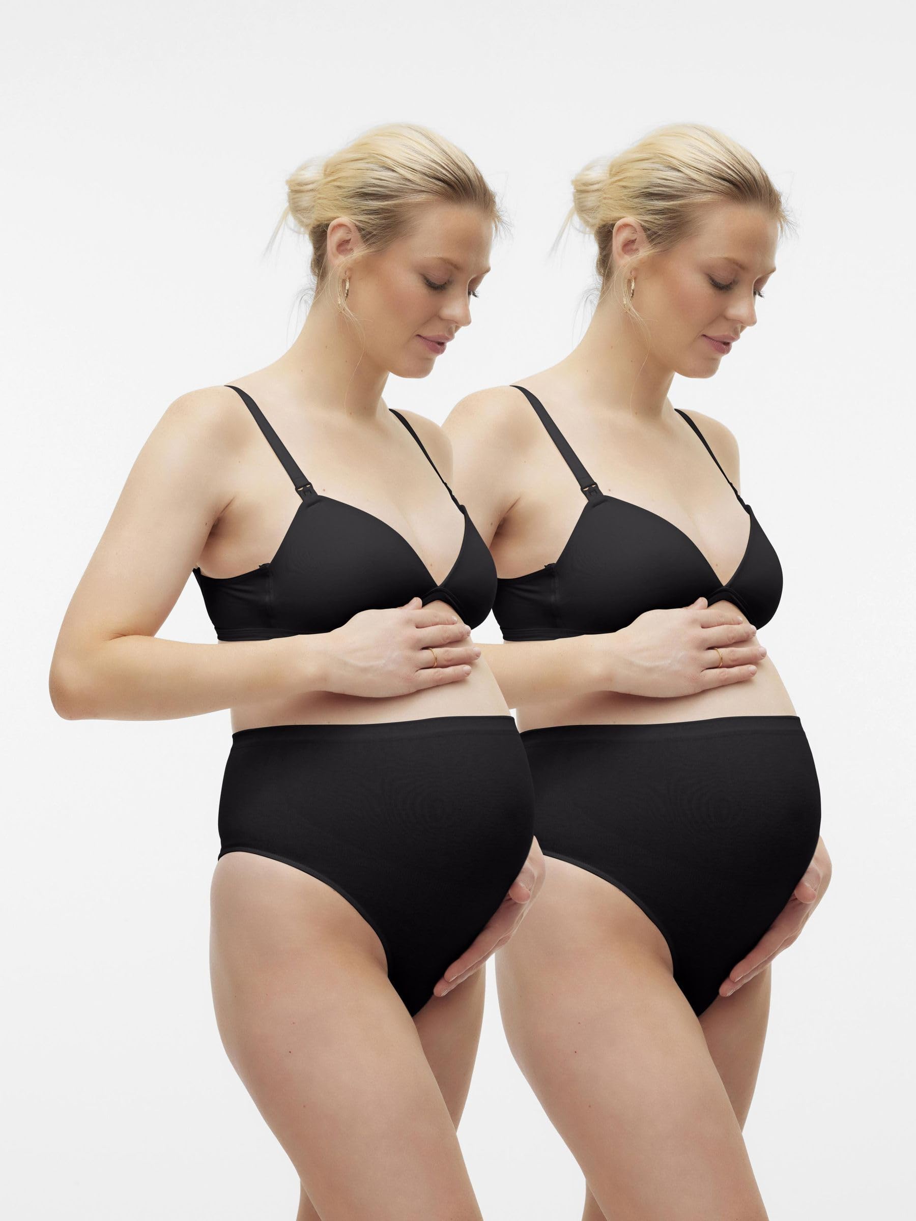 mamalicious-damen-umstandsslips-mlmila-hochgeschnitten-mit-st-tzfunktion-3er-pac image 2
