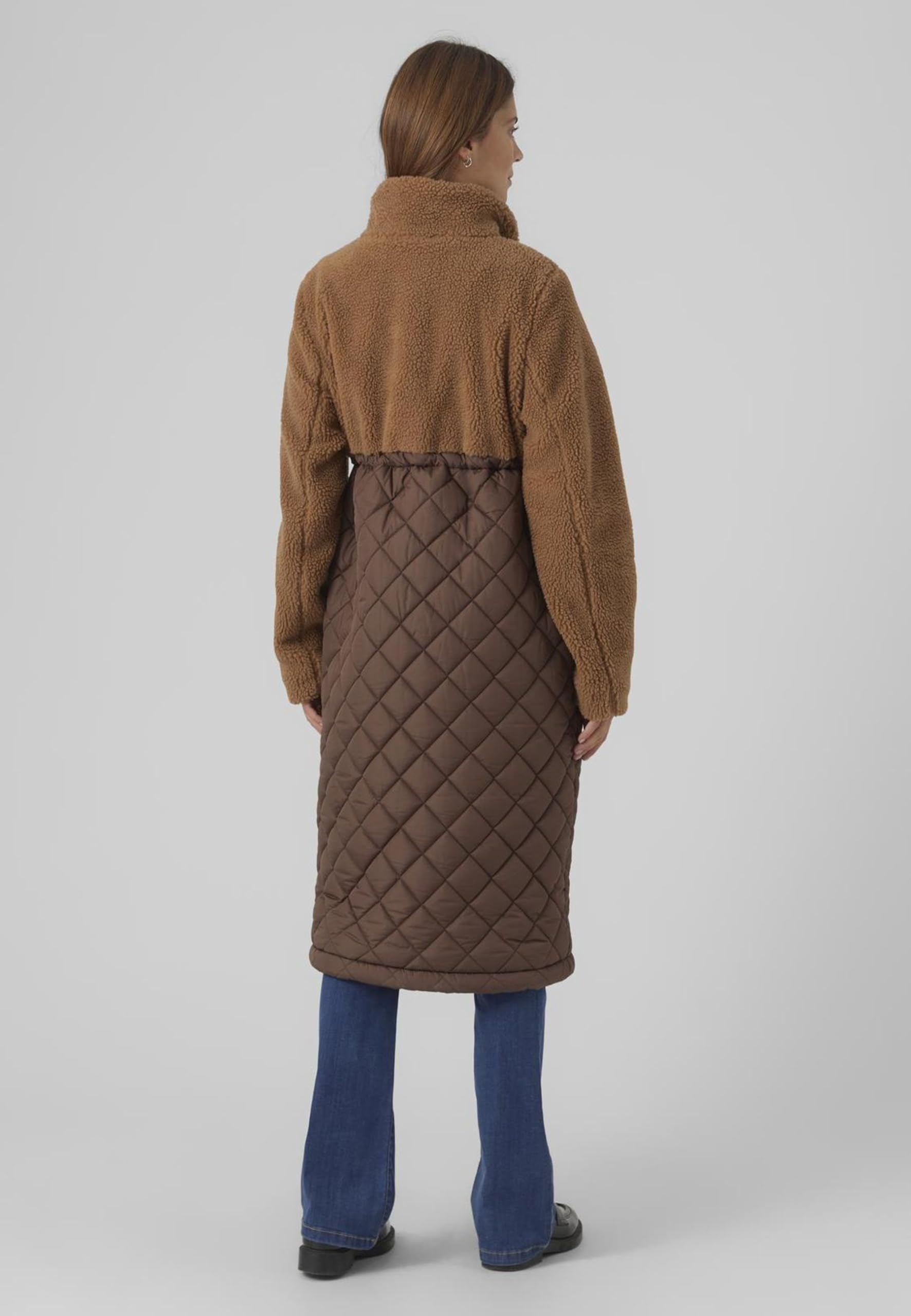 mamalicious-mlamy-damen-2-in-1-steppjacke-umstandsjacke-mit-stehkragen-und-2-weg image 6