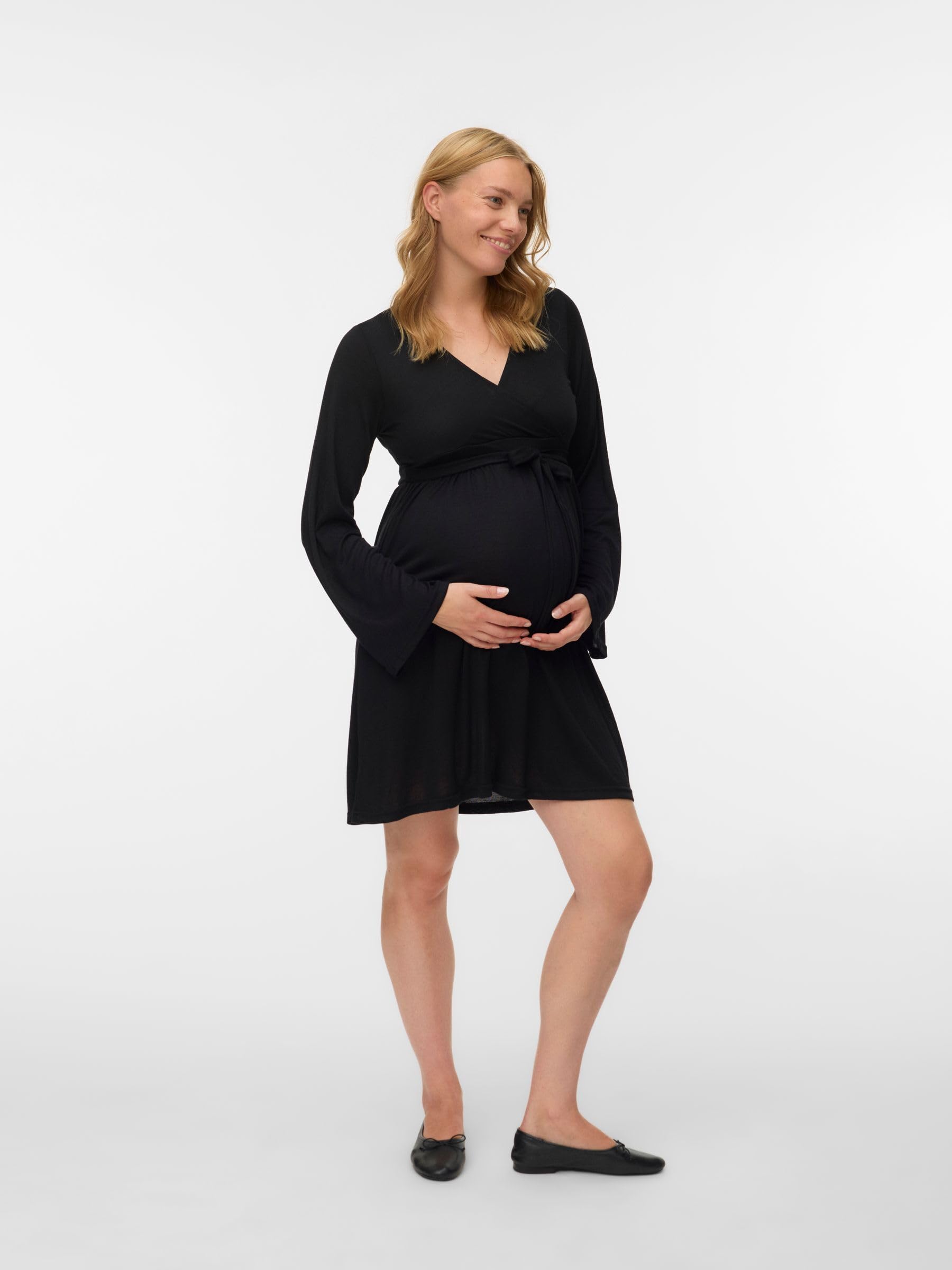 mamalicious-damen-kleid-ml-maeve-umstandskleid-f-r-schwangerschaft-und-stillzeit image 4