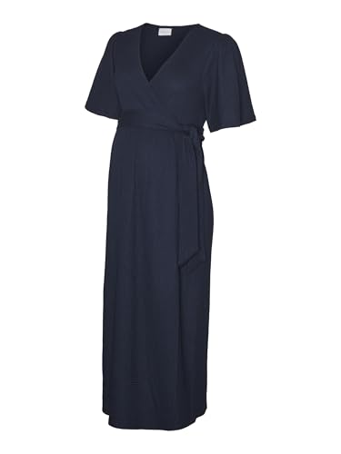 mamalicious-mlselima-umstandskleid-2-in-1-stillkleid-v-ausschnitt-halbarm-midi-l image 7