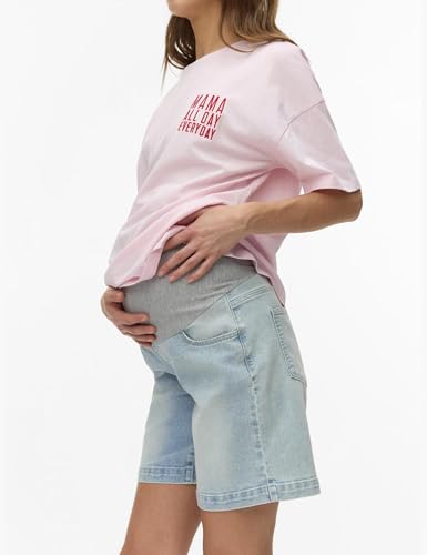 mamalicious-ml-oslo-slim-denim-shorts-eng-anliegende-jeansshorts-f-r-damen image 6