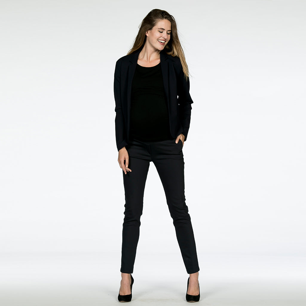 love2wait-jacket-ponte-di-roma-black-blazer-f-r-umstands-und-stillmode image 1