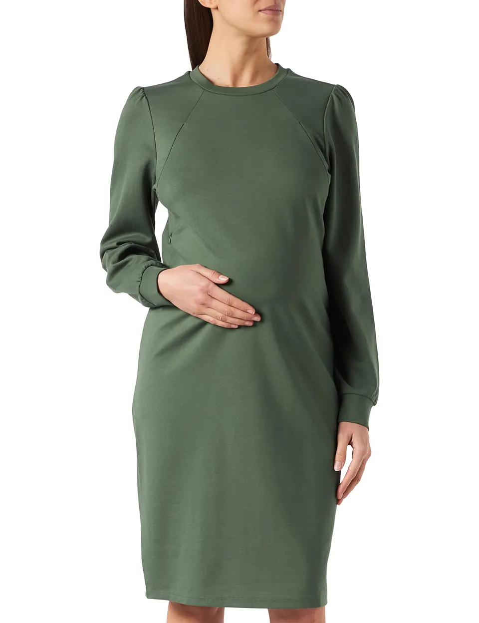 noppies-damen-stillkleid-kalida-langarm-duck-green-gr-36-eu image 1