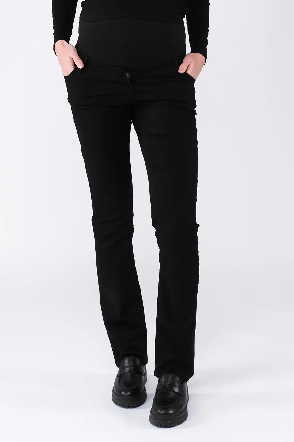love2wait-jeans-grace-straight-black-umstandsjeans-mit-geradem-bein image 1