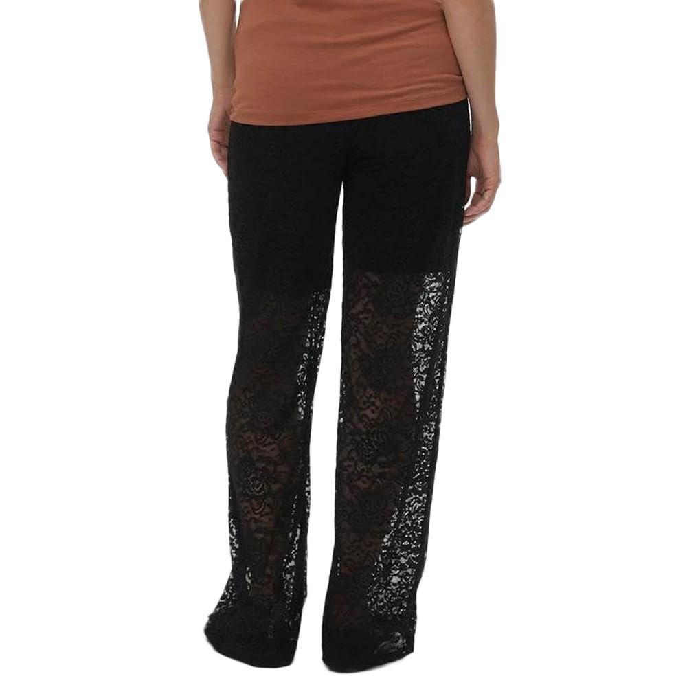 mamalicious-barbara-damenhose-aus-spitze-schwarz-umstandshose-mit-hoher-taille-u image 2