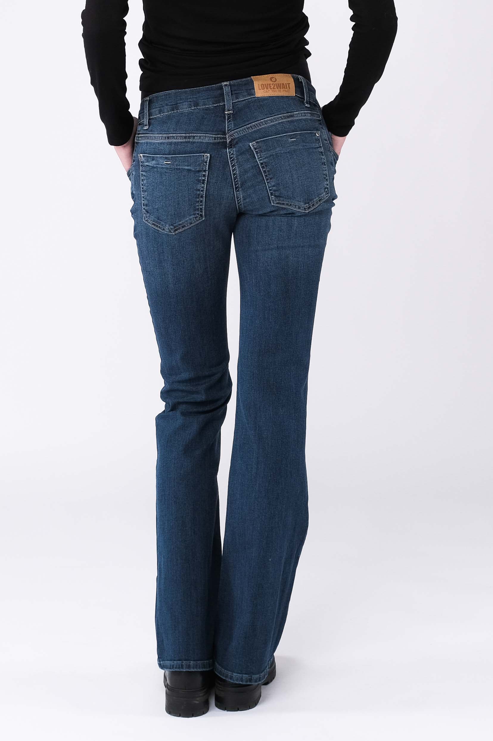 love2wait-judy-flared-fit-stone-wash-umstandsjeans-mit-ausgestelltem-bein image 5