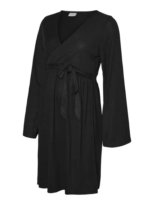 mamalicious-damen-kleid-ml-maeve-umstandskleid-f-r-schwangerschaft-und-stillzeit image 1