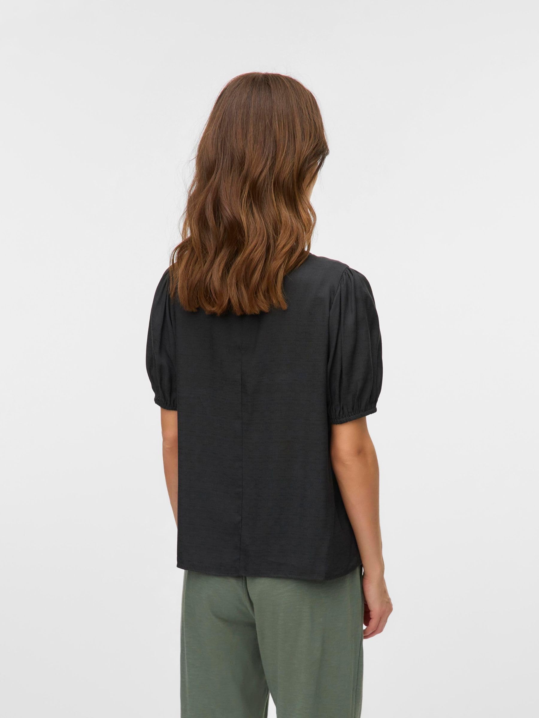 mamalicious-stillbluse-mlpilar-mit-rundhals-ballon-rmeln-und-elastischen-b-ndche image 3