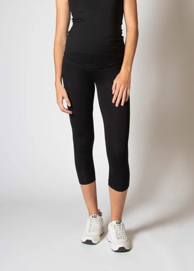 love2wait-legging-ecovero-cropped-schwarz image 1