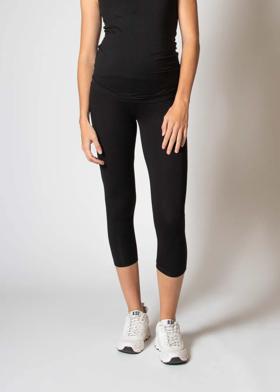 love2wait-legging-ecovero-cropped-schwarz image 1