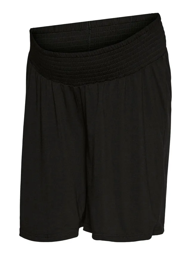 mamalicious-mlmila-umstands-shorts-normal-geschnittene-kurze-hose-mit-hoher-tail image 1