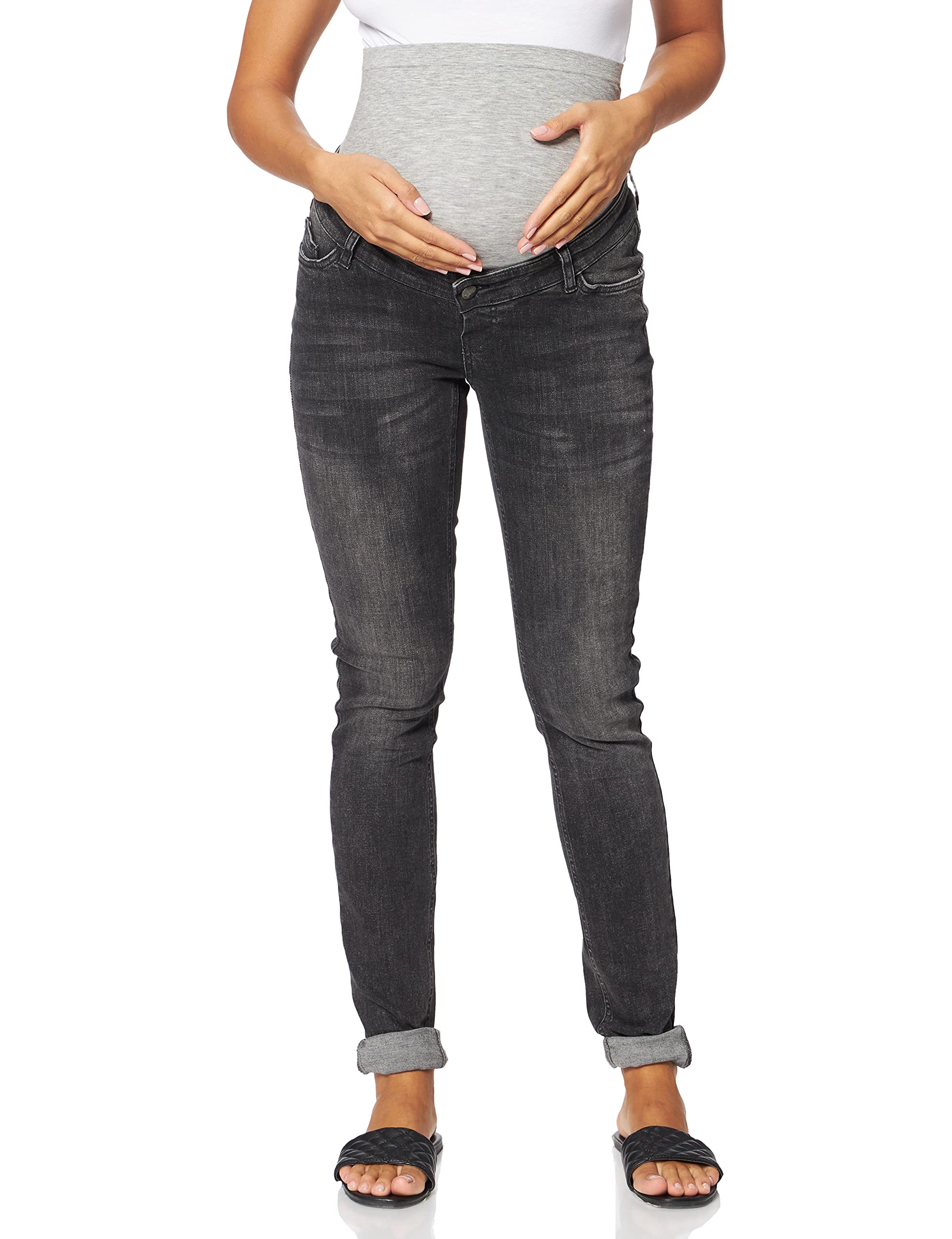 mamalicious-mlcalifornien-org-slim-jeans-umstandsjeans-mit-gummiband-slim-fit-kn image 2