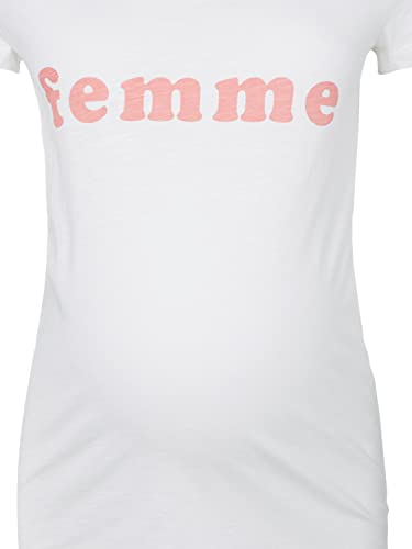mamalicious-mlfemme-ss-jersey-top-a-v-umstands-t-shirt-mit-frontprint-weiche-bau image 8