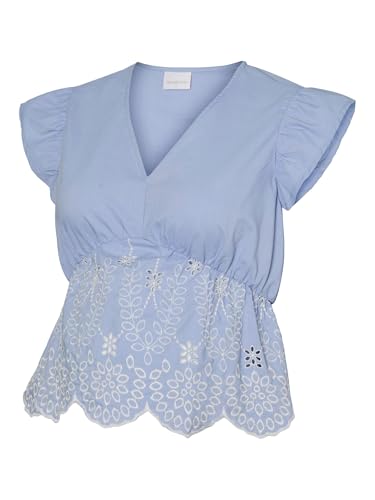 mamalicious-mlpilar-umstandsbluse-mit-v-ausschnitt-und-lochstickerei image 6