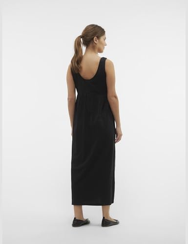 mamalicious-damen-kleid-mlevi-lia-sl-jrs-ankle-dress-rmellos-100-baumwolle image 7