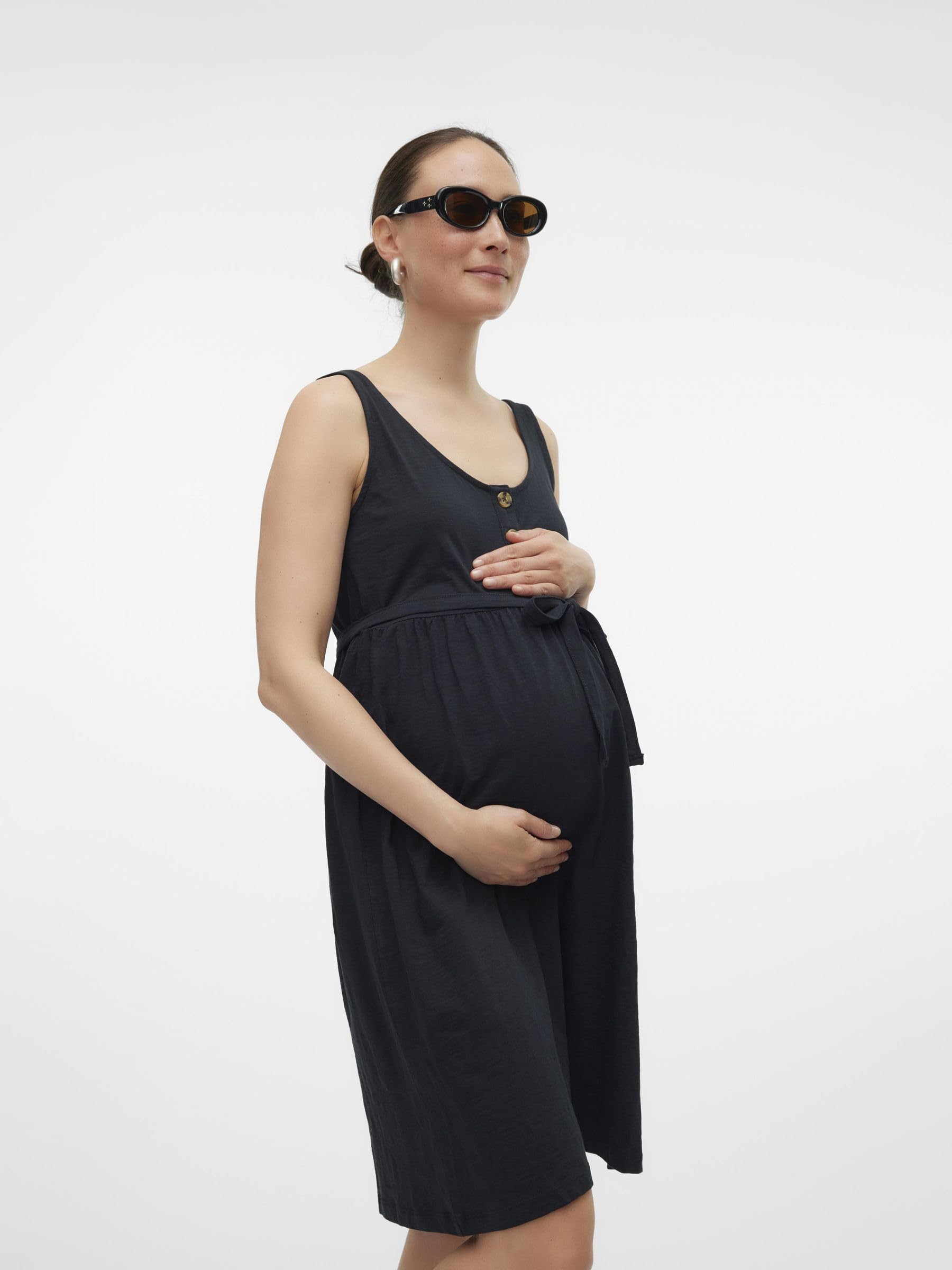 mamalicious-umstandskleid-mlivy-rmelloses-stillkleid-aus-100-baumwolle-mit-taill image 2