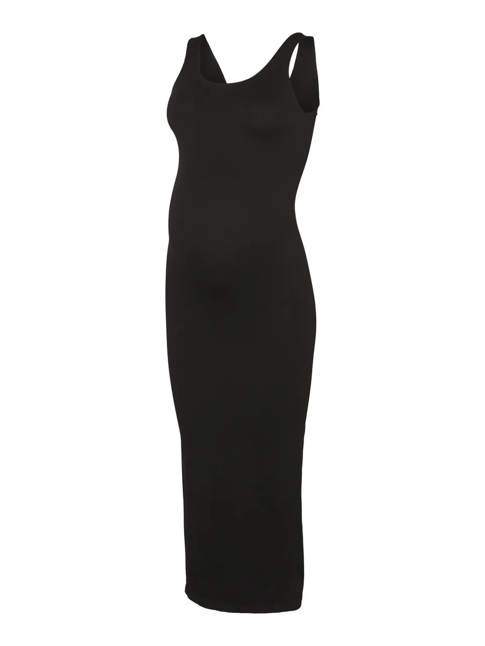 mamalicious-vmmisa-sl-seamless-midi-rib-dress-nahtloses-midikleid-f-r-die-schwan image 1