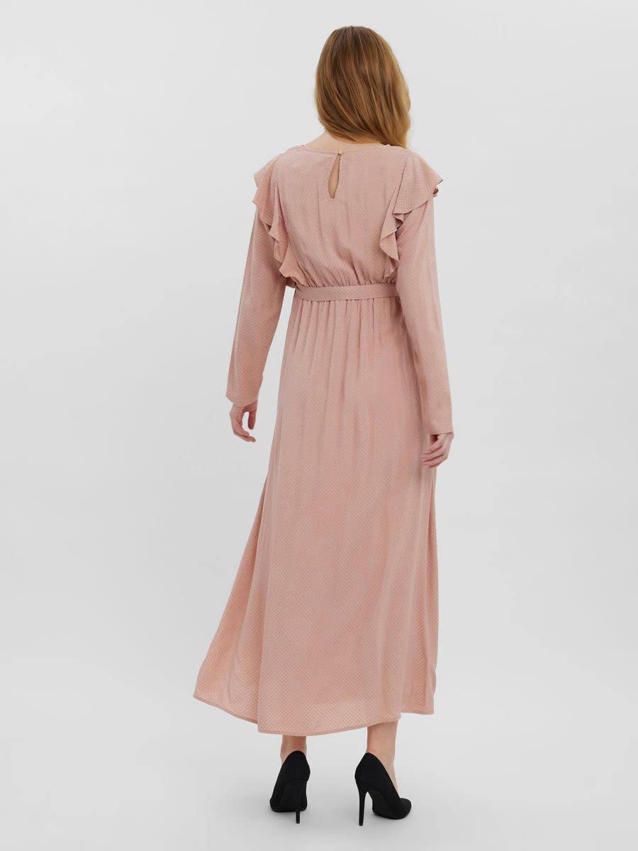 mamalicious-damen-midikleid-mit-stillfunktion-und-volant-v-ausschnitt-lenzing-ec image 4