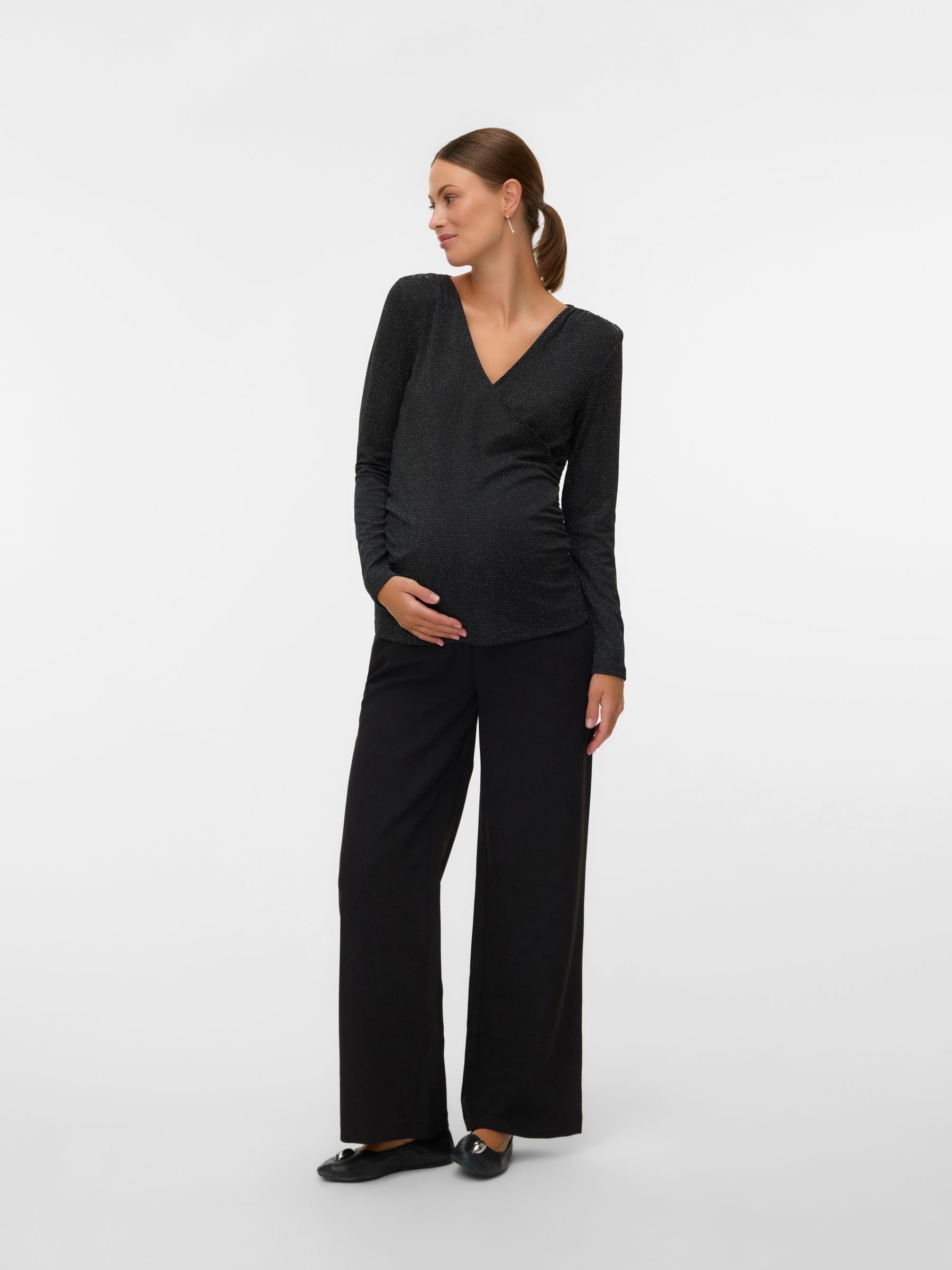 mamalicious-umstands-und-stilltop-mlpilar-enger-schnitt-v-ausschnitt-langarm-mit image 3