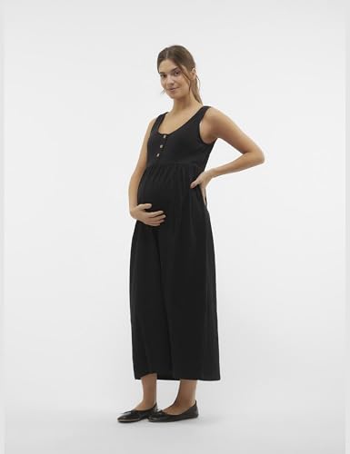 mamalicious-damen-kleid-mlevi-lia-sl-jrs-ankle-dress-rmellos-100-baumwolle image 6