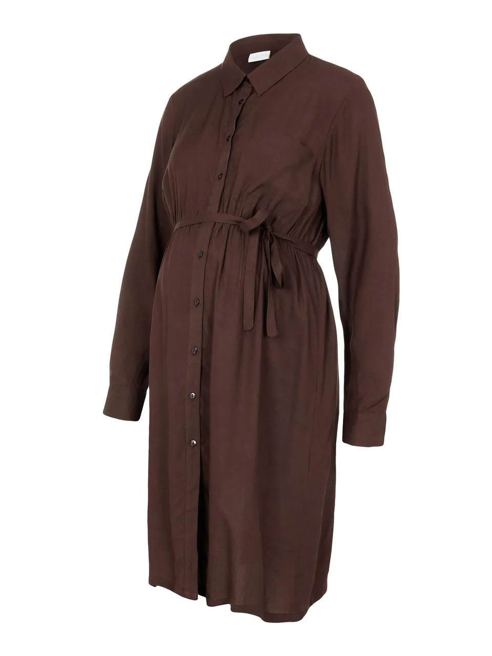 mamalicious-blusenkleid-ercur-umstandsblusenkleid-in-dunkelbraun-gr-e-m image 1