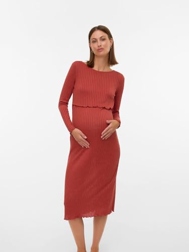 mamalicious-mlzenia-umstandskleid-2-in-1-stillkleid-mit-langarm-rundhals-und-mid image 8
