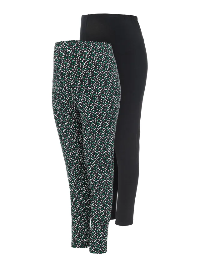 mamalicious-umstandsleggings-mlamy-2er-pack-curve-bequeme-leggings-f-r-schwanger image 1