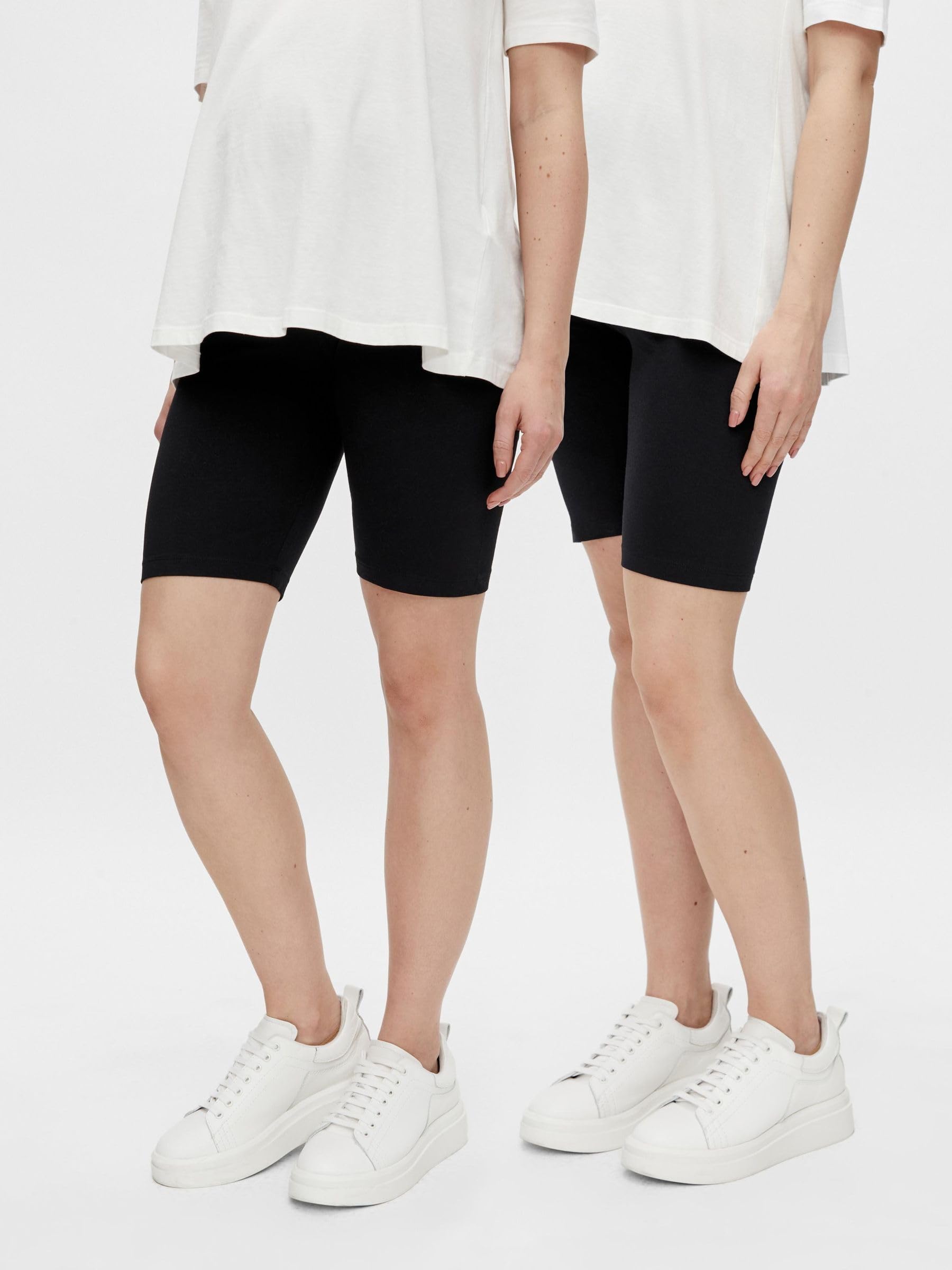 mamalicious-umstands-shorts-mit-hoher-taille-und-elastischem-bund-slim-fit image 2