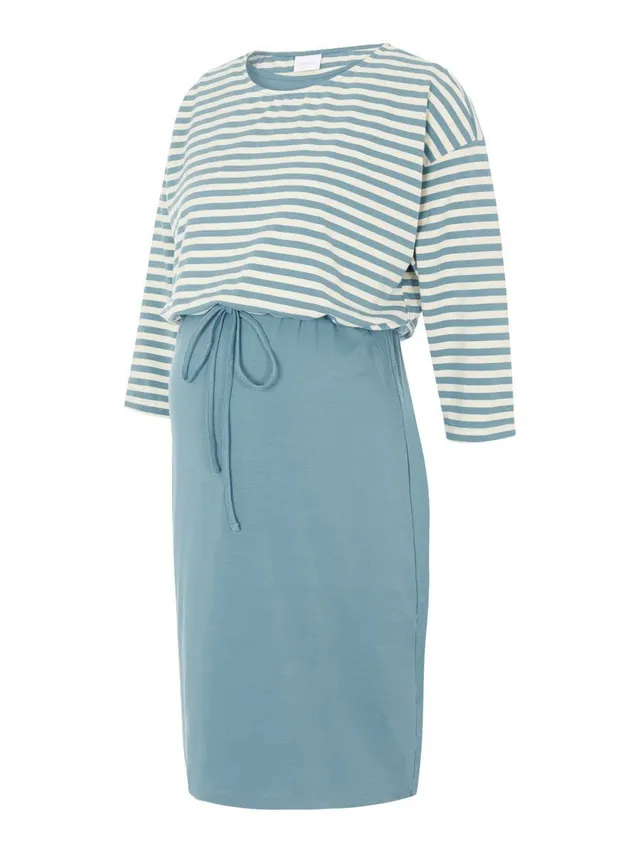 mamalicious-damen-umstandskleid-bequemes-kleid-f-r-schwangere-serie-mlmacy-3 image 1