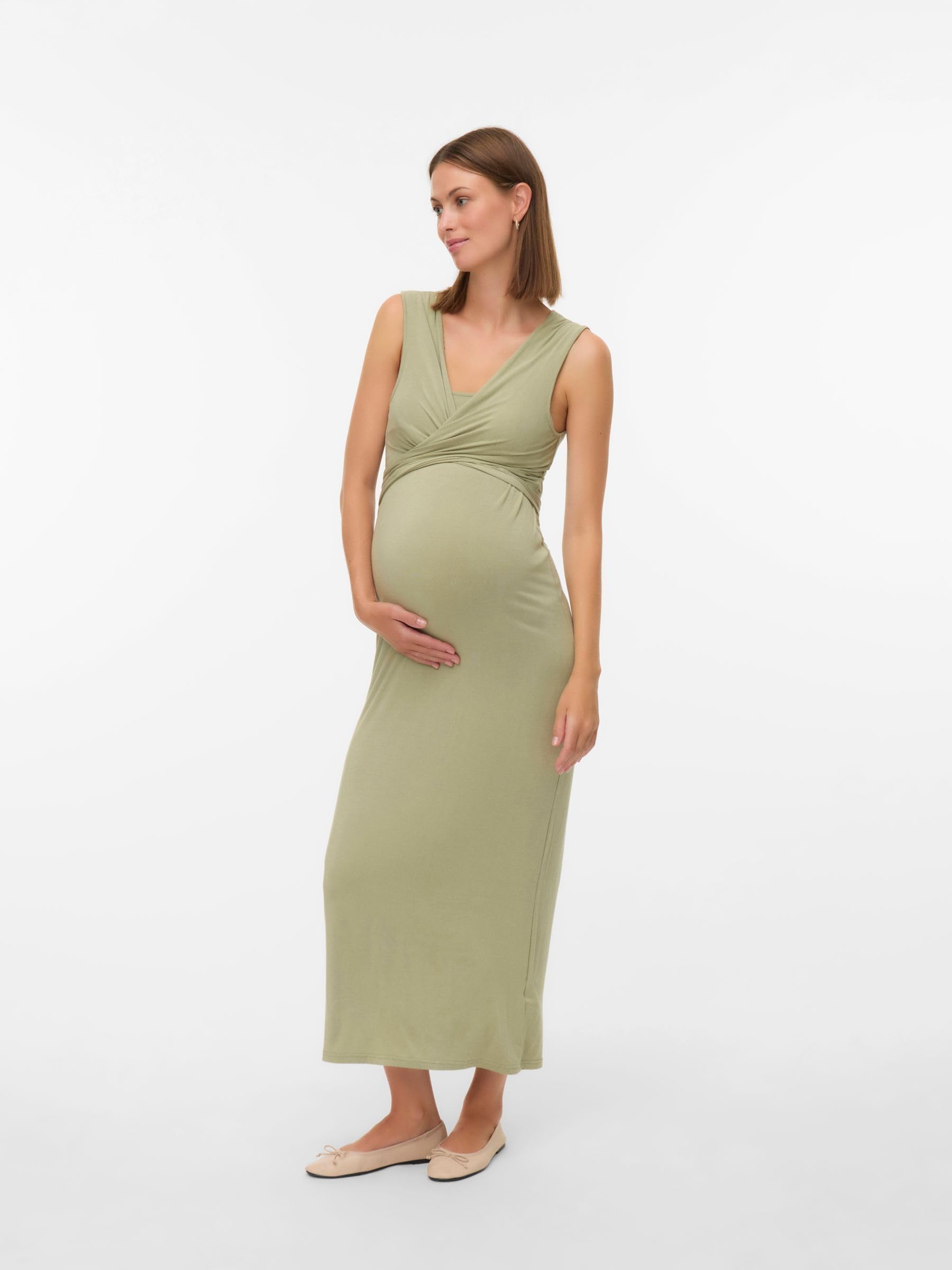 mamalicious-mlharlow-umstandskleid-mit-stillfunktion-rundhals-berlappende-lagen image 5