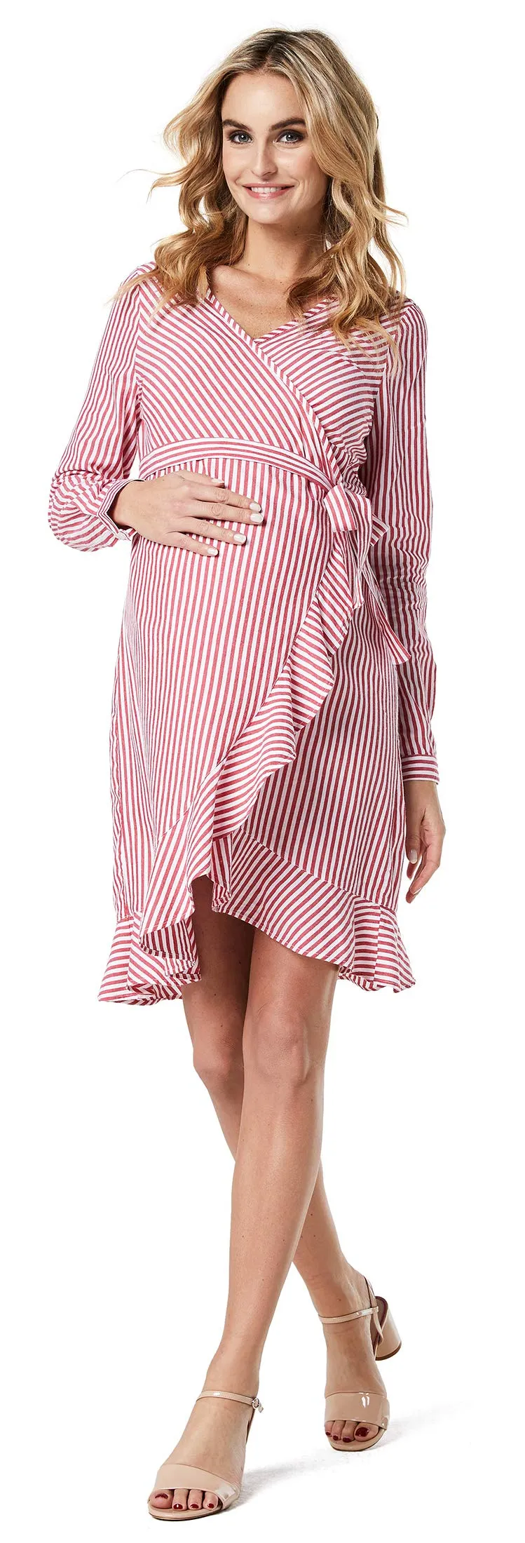 noppies-damen-kleid-ls-oria-yd-langarm-umstandskleid image 1