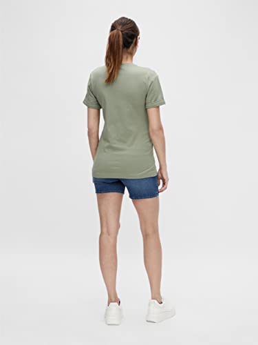 mamalicious-damen-umstands-shorts-mlamy-skinny-medium-blue-mit-bauchband image 7
