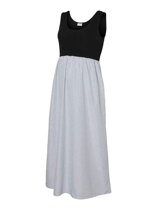 mamalicious-mljoelle-umstandskleid-2-in-1-stillkleid-mit-u-ausschnitt-stillfunkt image 1