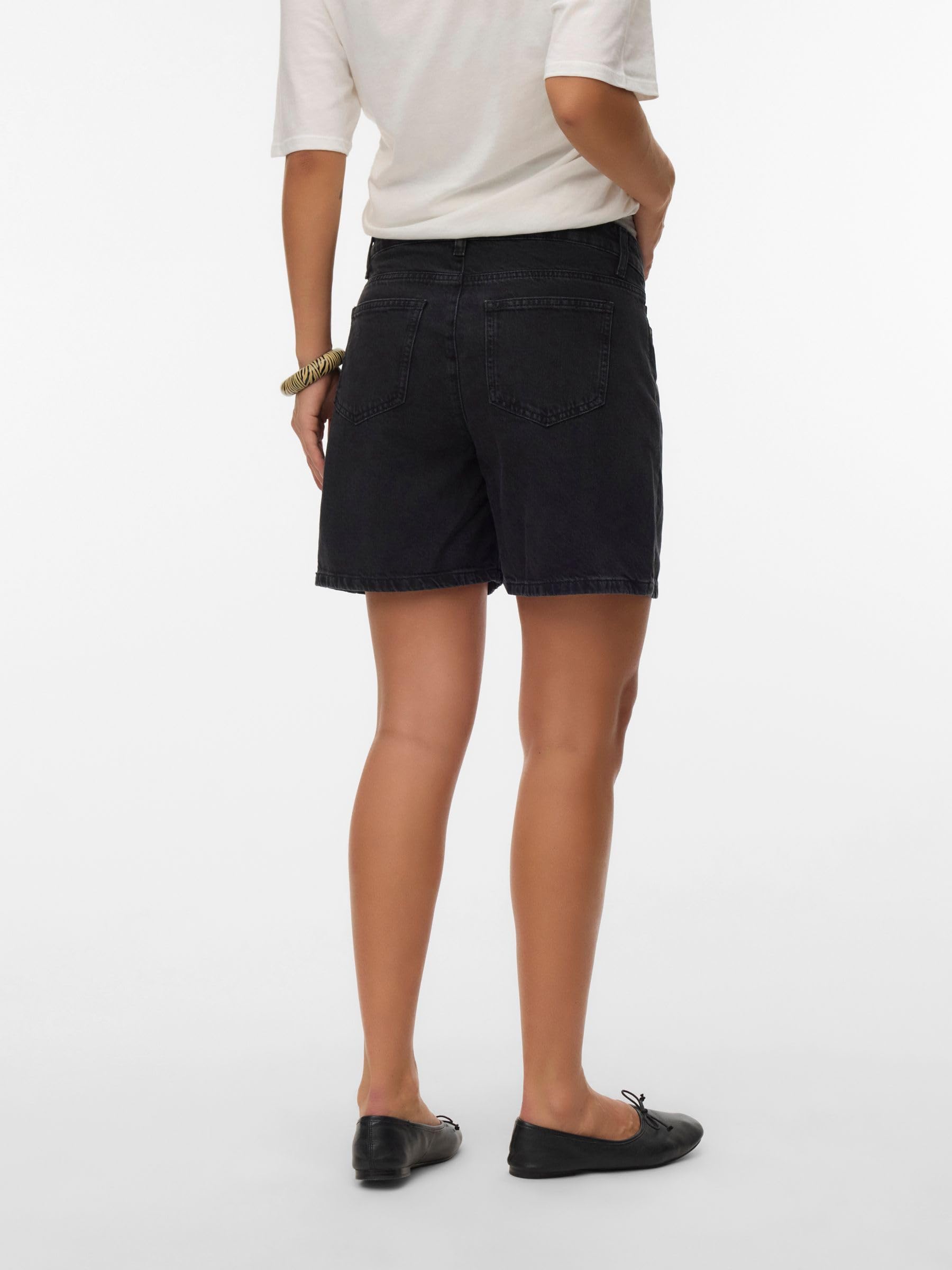 mamalicious-mlmila-umstands-jeans-shorts-mit-mid-rise-5-pocket-design-und-bauchb image 5