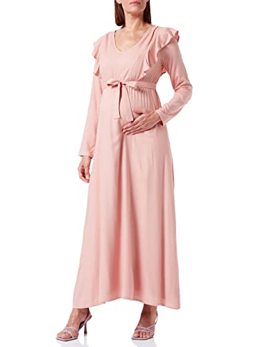 mamalicious-damen-midikleid-mit-stillfunktion-und-volant-v-ausschnitt-lenzing-ec image 8