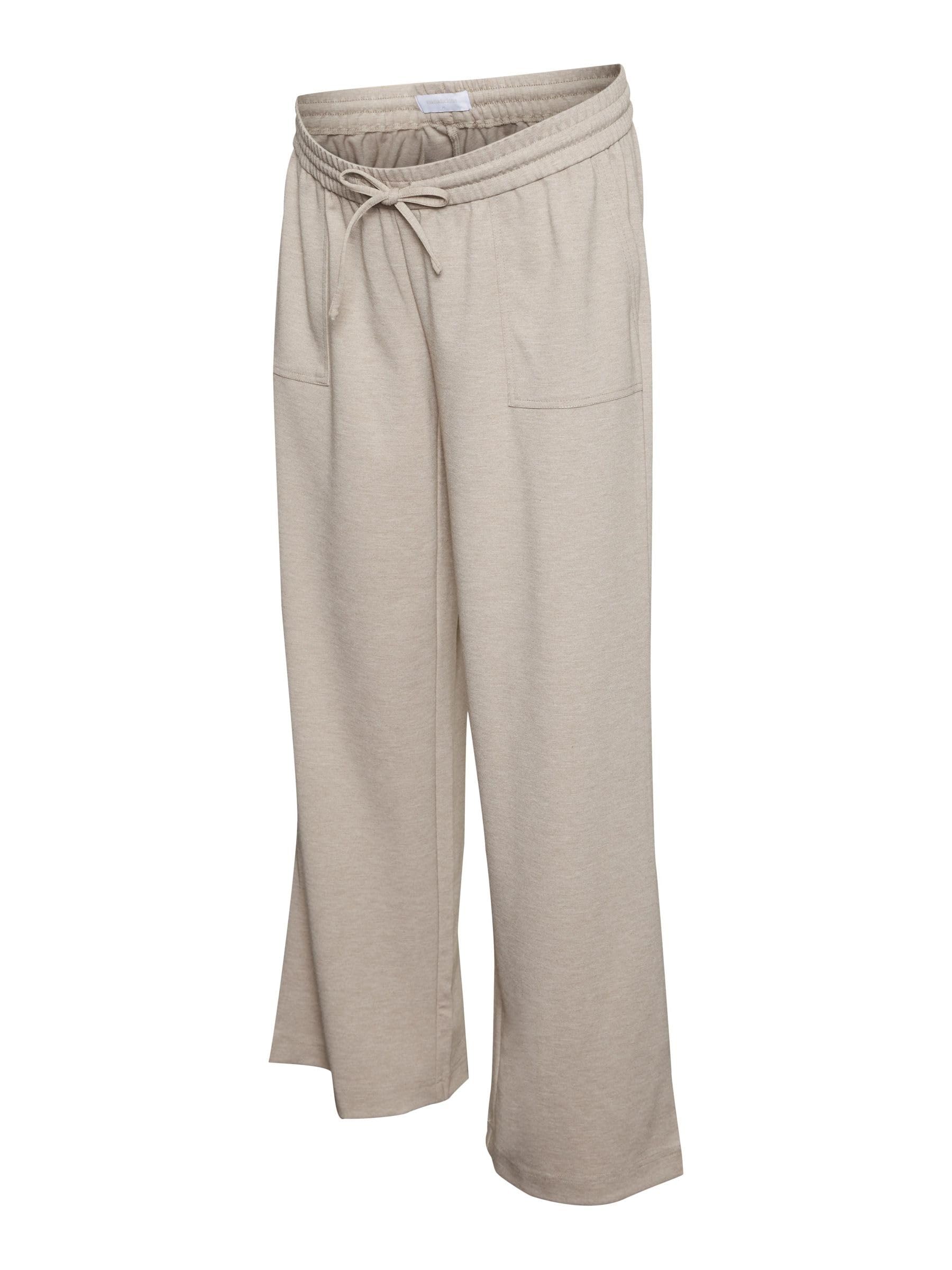 mamalicious-mlmila-damen-umstandshose-straight-leg-mit-breitem-bund-und-seitenta image 1