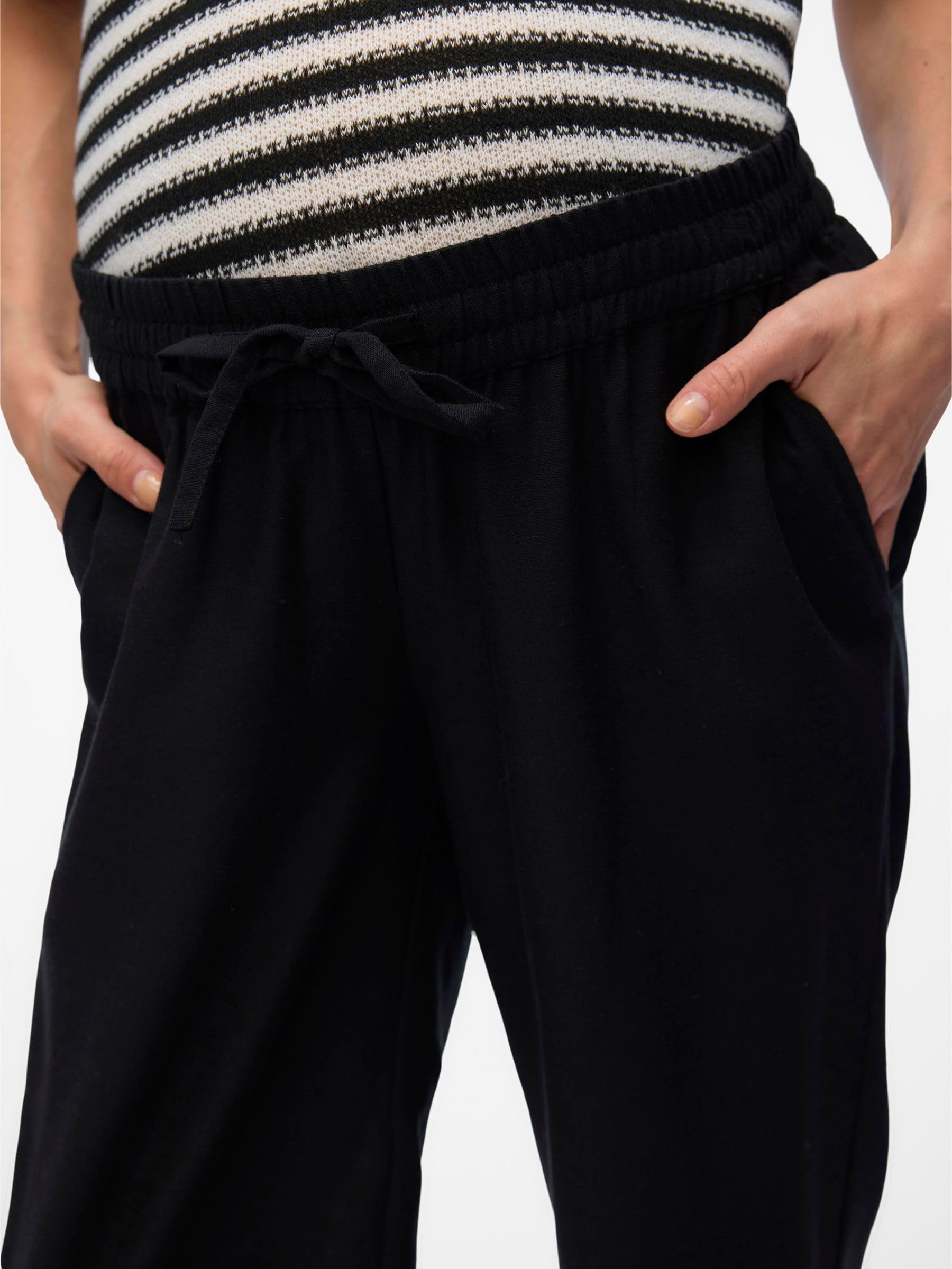 mamalicious-umstands-hose-mid-rise-mit-kordelzug-normal-geschnitten image 6