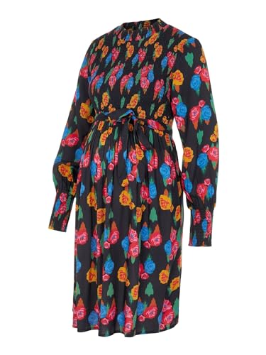 mamalicious-umstandskleid-mlgeorgia-lang-rmeliges-kleid-mit-g-rtel-und-ballon-rm image 7