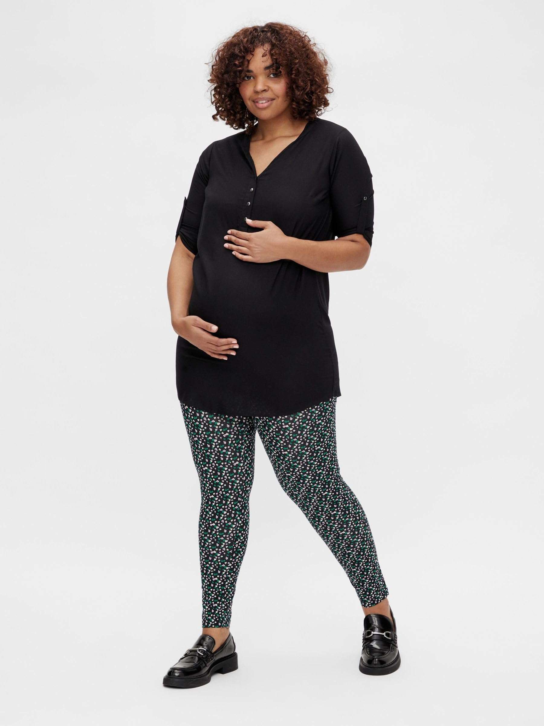 mamalicious-umstandsleggings-mlamy-2er-pack-curve-bequeme-leggings-f-r-schwanger image 4
