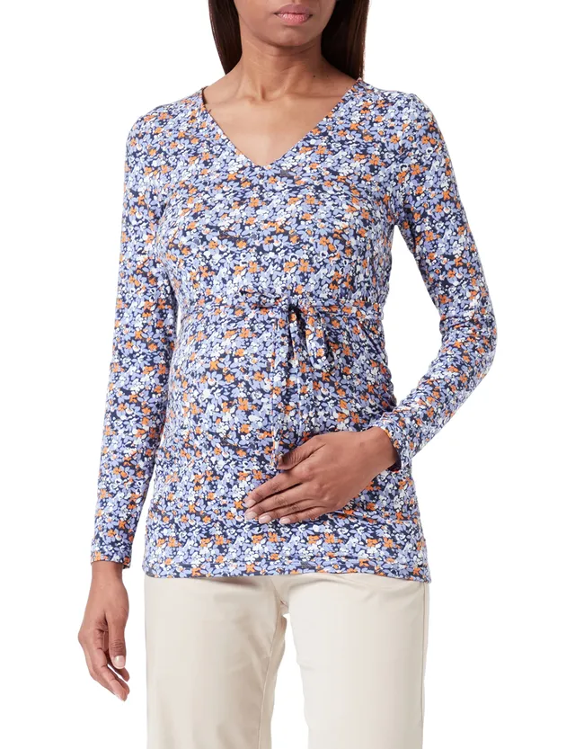 mamalicious-mlpilar-asta-langarm-umstandsbluse-mit-blumenmuster-gr-e-m image 1