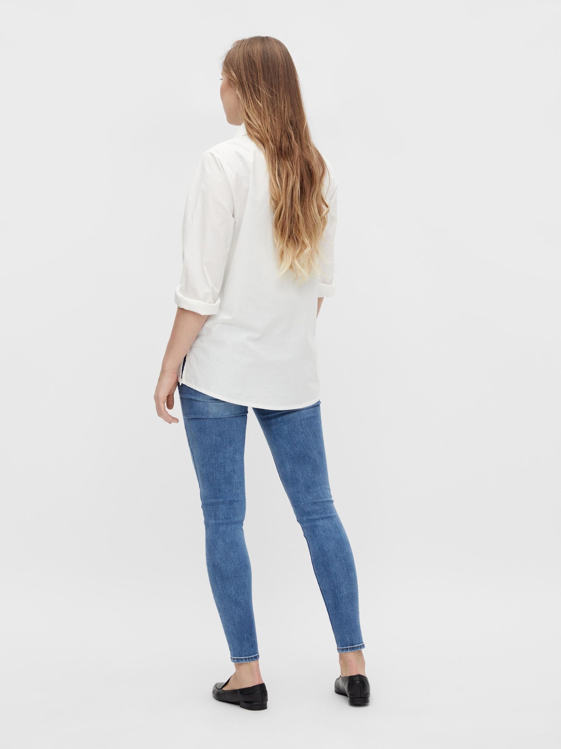mamalicious-damen-jeans-mlnewyork-mb-slim-recycled-umstandsgeeignete-slim-fit-je image 3