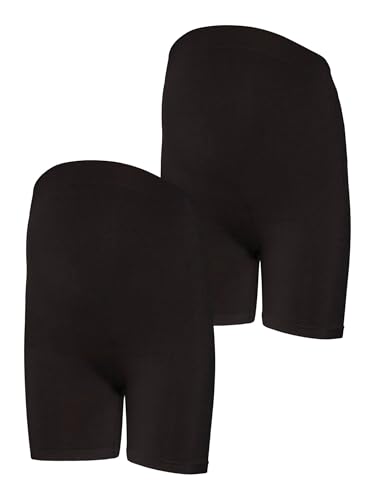 mamalicious-nahtlose-umstands-shorts-2er-pack-slim-fit-schwarz image 6
