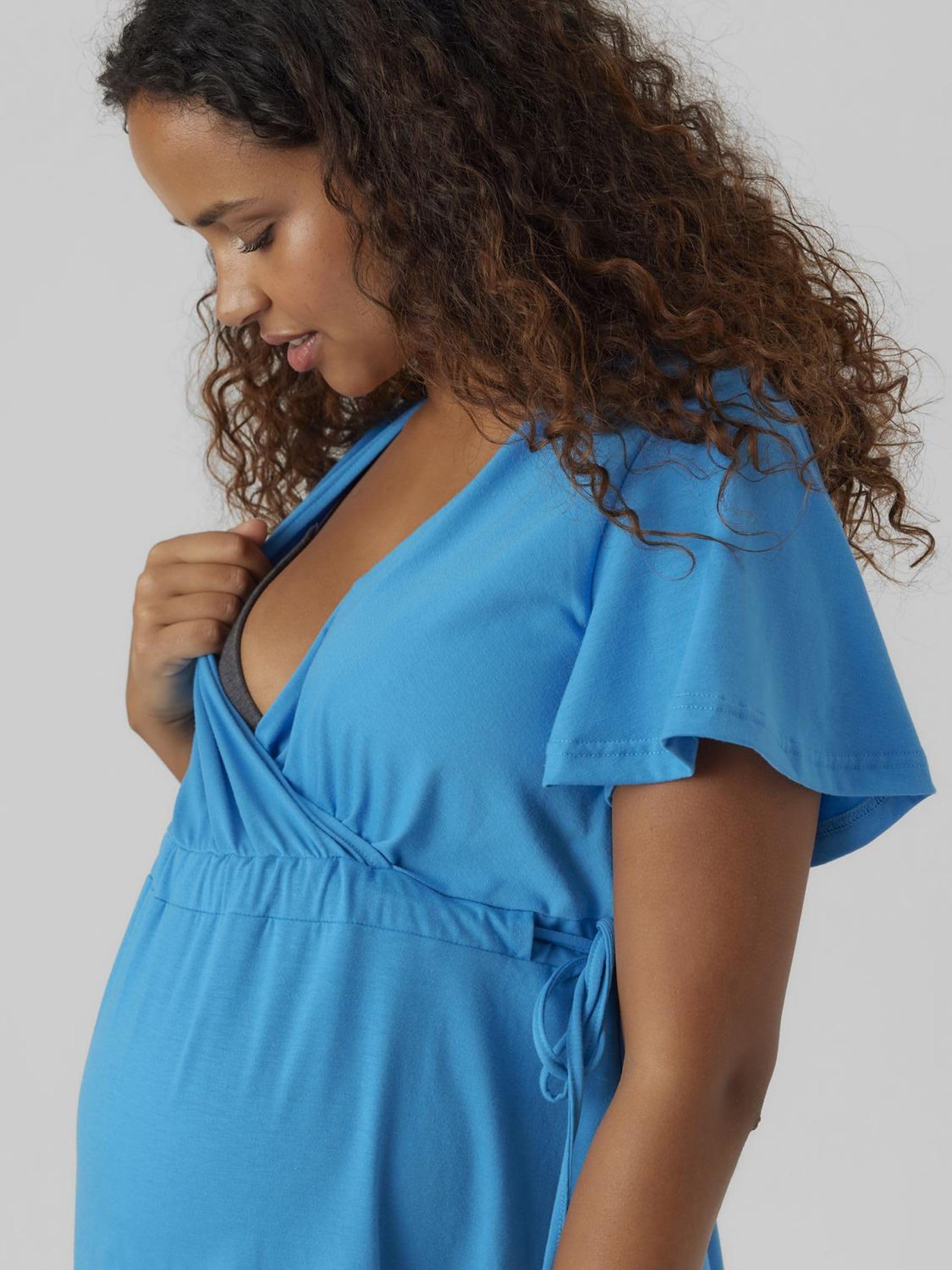 mamalicious-mlpilar-damen-umstandsshirt-mit-stillfunktion-und-tailleng-rtel-recy image 5