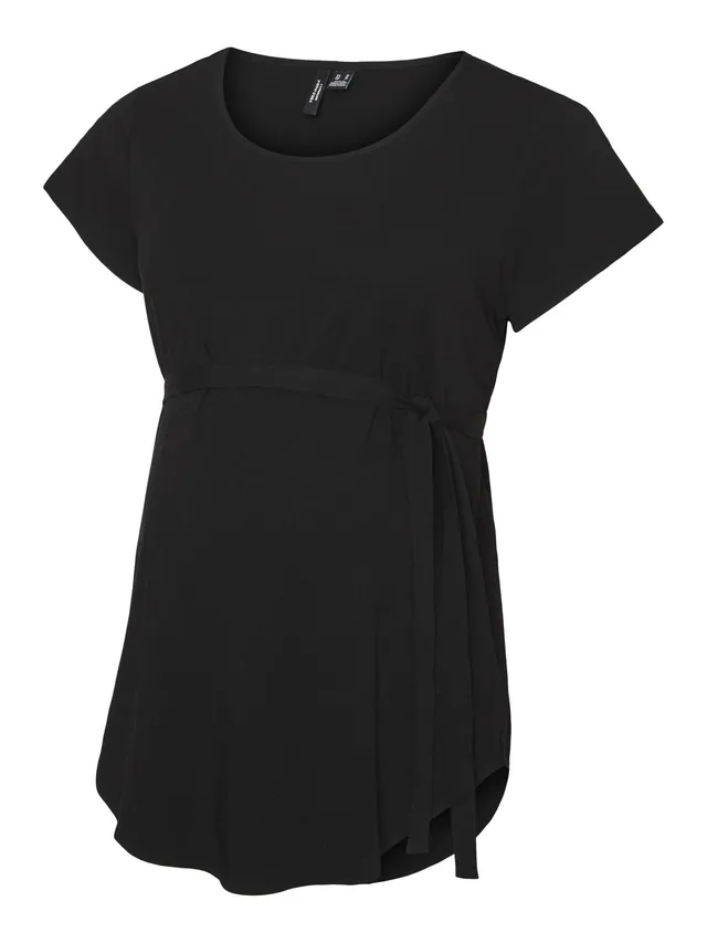 mamalicious-vmmbella-ss-top-wvn-ga-noos-umstands-t-shirt-aus-lenzing-ecovero-vis image 1