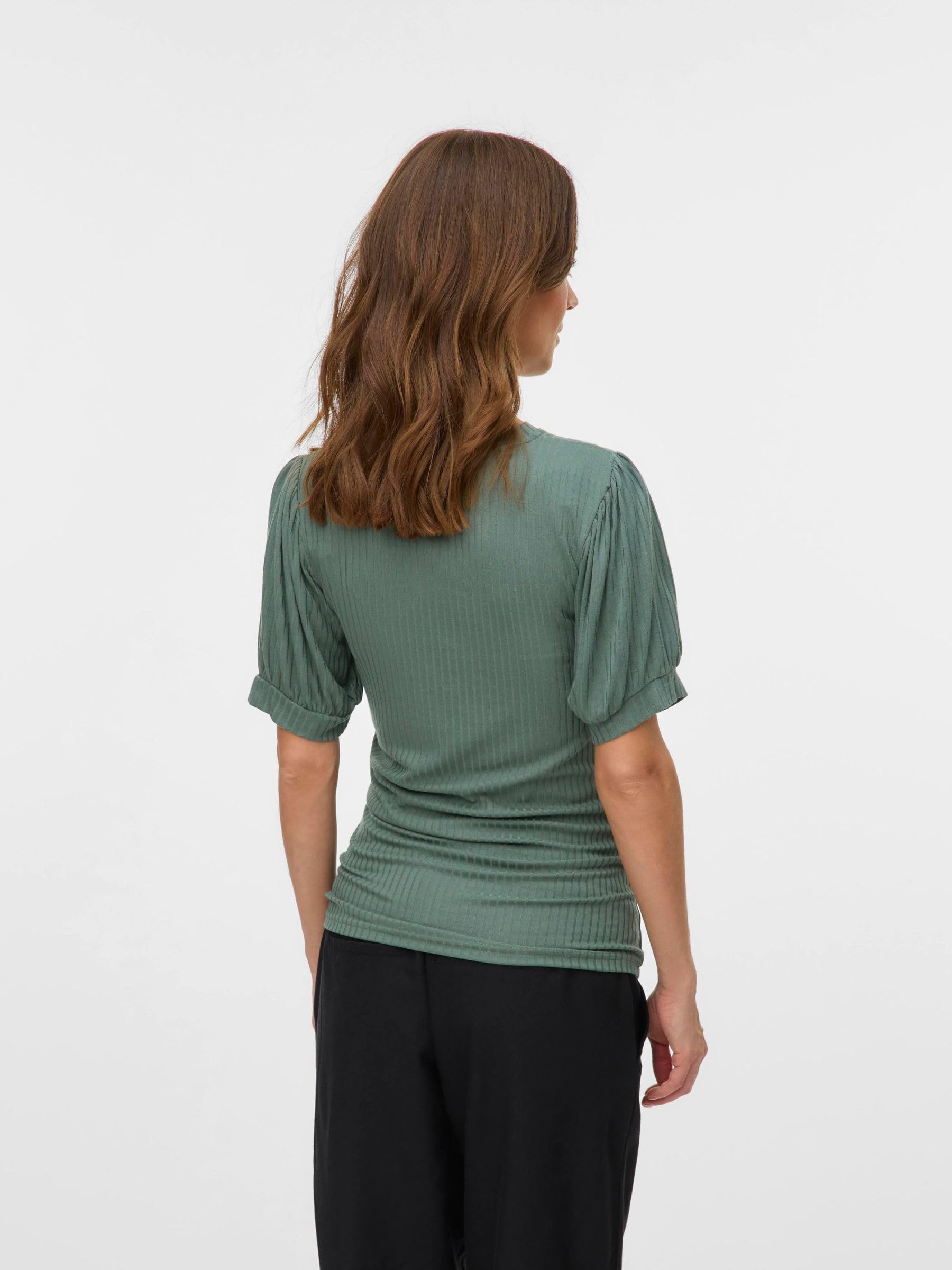 mamalicious-mlpilar-umstands-bluse-mit-rundhals-kurzarm-normal-geschnitten image 3