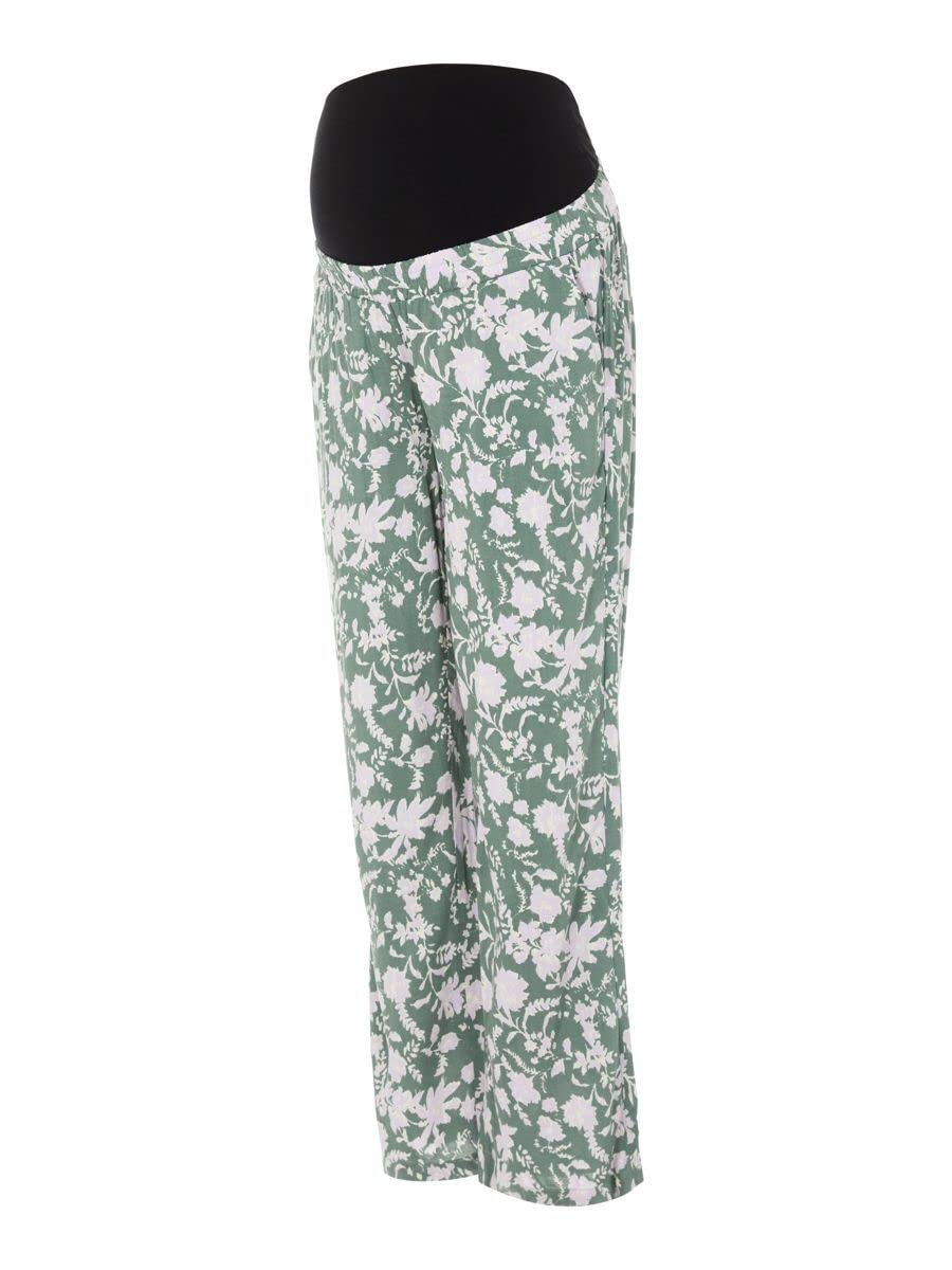 mamalicious-mlthea-woven-wide-pants-bequeme-umstandshose-mit-blumenprint image 1