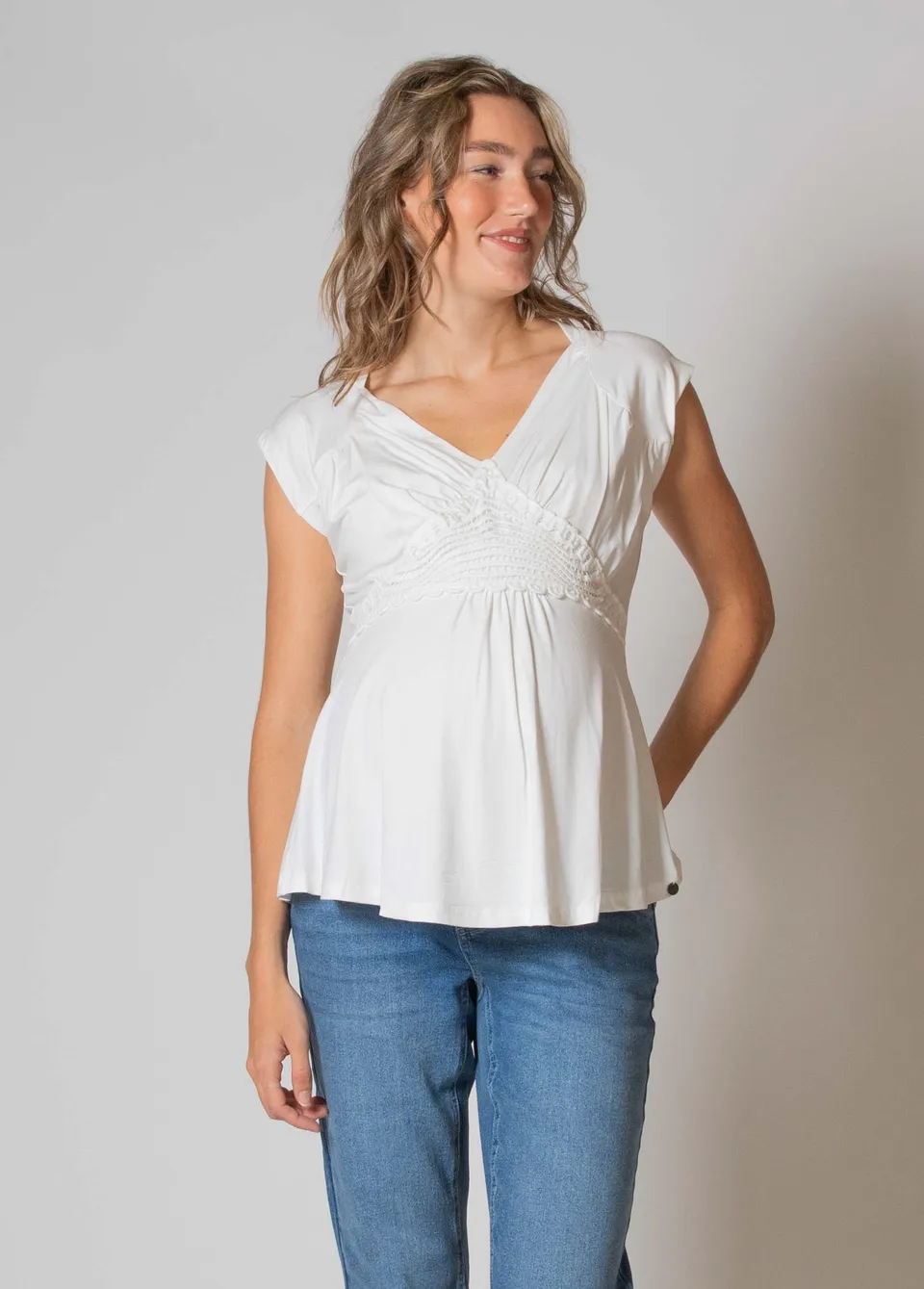 love2wait-still-shirt-kurzarm-ecovero-off-white image 1