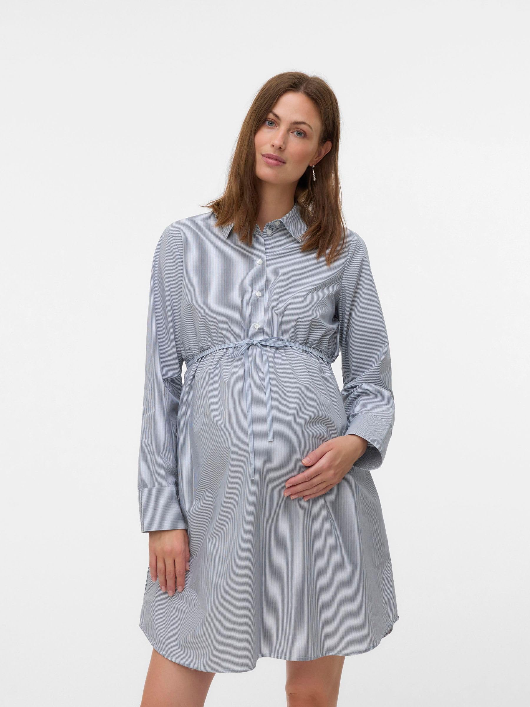 mamalicious-mlsalma-hemdblusenkleid-2-in-1-stillfunktion-kurz-g-rtel image 2