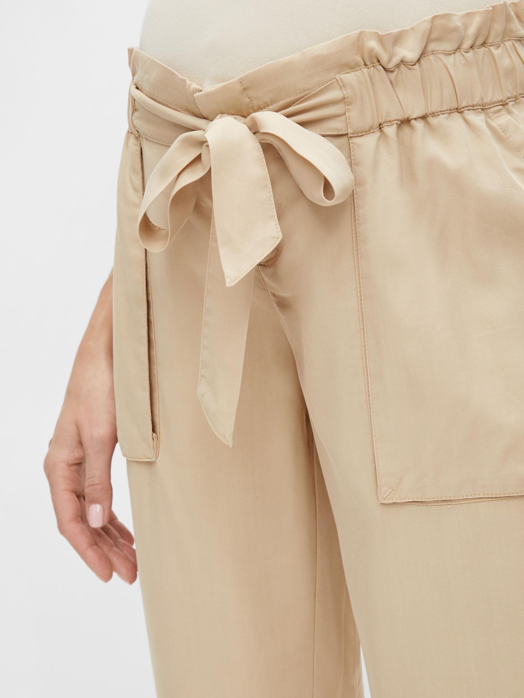 mamalicious-mlnewbethune-umstandshose-paperbag-stil-mit-bindeg-rtel image 5