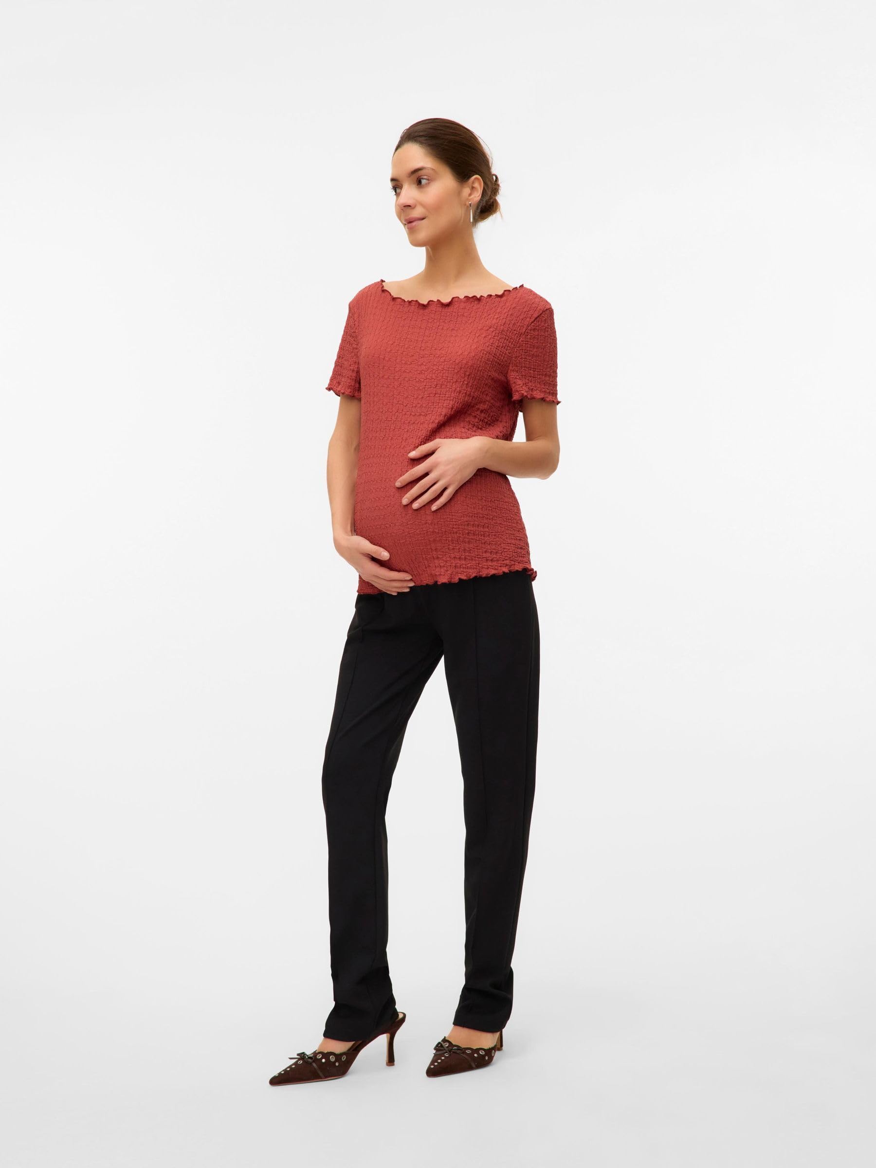 mamalicious-umstandshose-mit-hoher-taille-und-bumpband-normale-passform-f-r-komf image 4